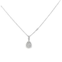 Collana Recarlo Donna in Oro bianco Diamante 0.15 Ct XE178/B - XE178/B